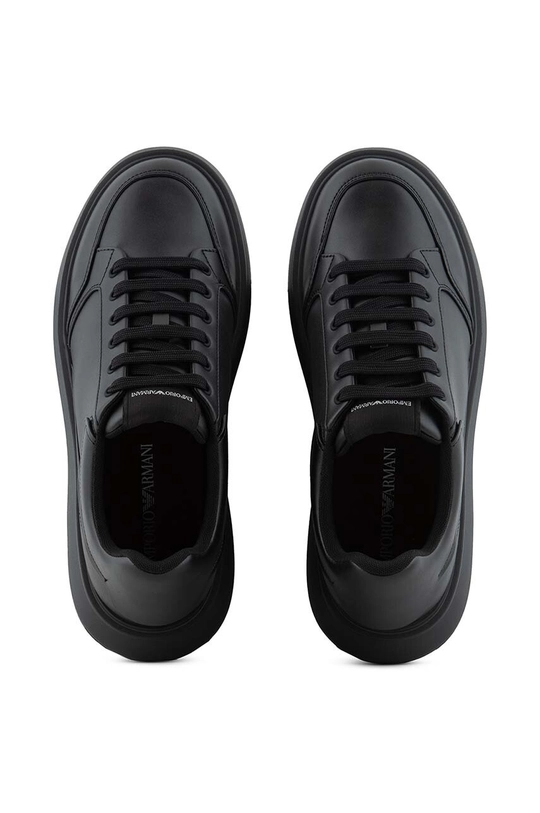 Emporio Armani sneakersy skórzane Męski