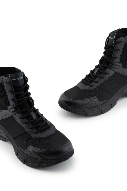 чёрный Высокие ботинки Emporio Armani