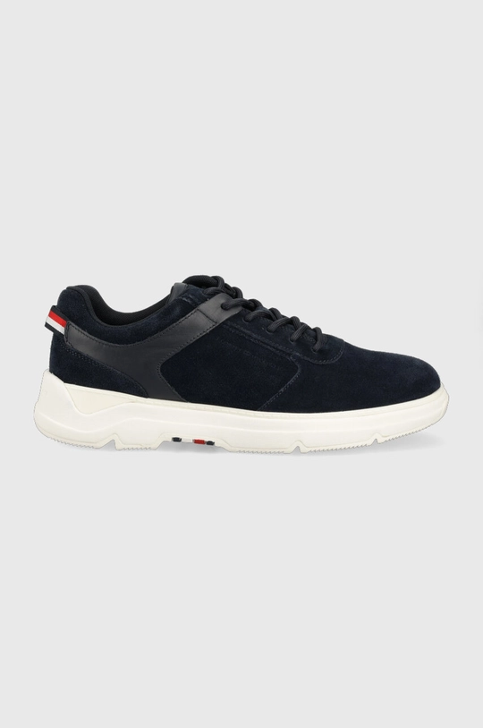 granatowy Tommy Hilfiger sneakersy zamszowe CORE HILFIGER SUEDE Męski