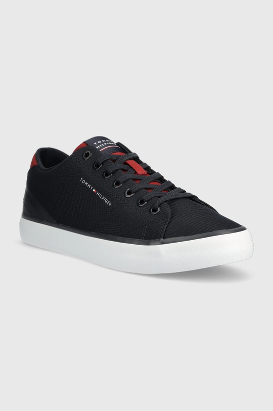 Πάνινα παπούτσια Tommy Hilfiger TH HI VULC CORE LOW σκούρο μπλε