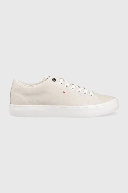 бежевый Кеды Tommy Hilfiger TH HI VULC CORE LOW Мужской