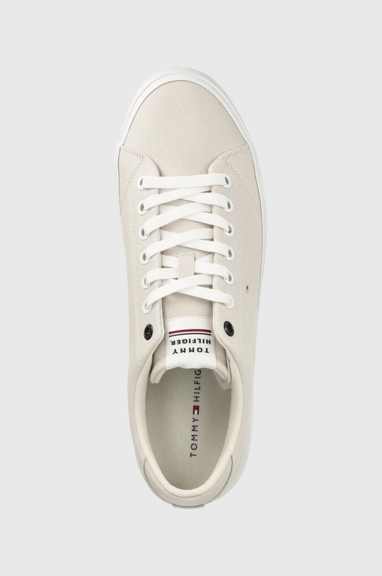 beżowy Tommy Hilfiger tenisówki TH HI VULC CORE LOW