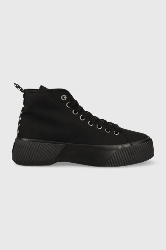 μαύρο Πάνινα παπούτσια Tommy Jeans TJM MID PLATFORM Ανδρικά