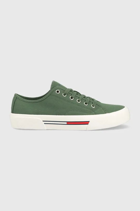 πράσινο Πάνινα παπούτσια Tommy Jeans CANVAS SNEAKER Ανδρικά