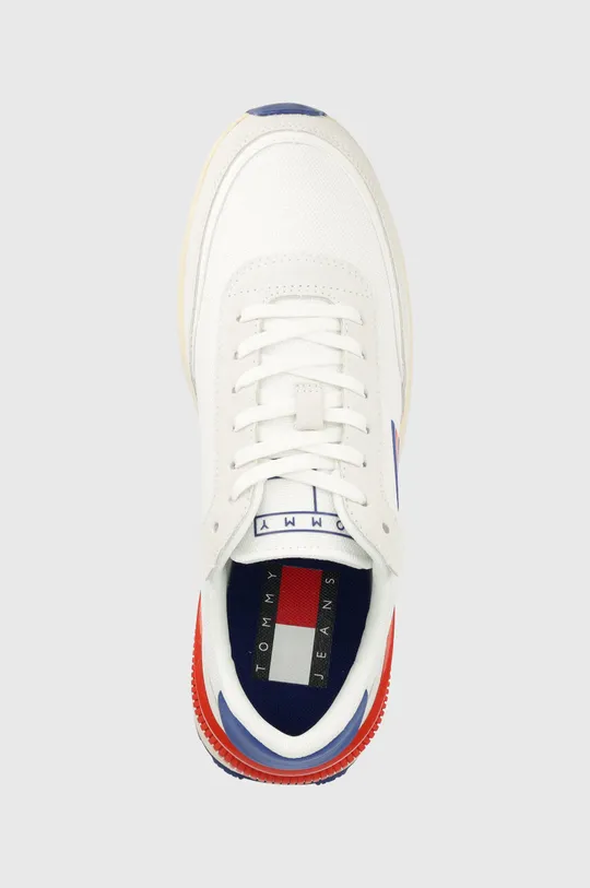 biały Tommy Jeans sneakersy TJM TECH RUNNER MATERIAL