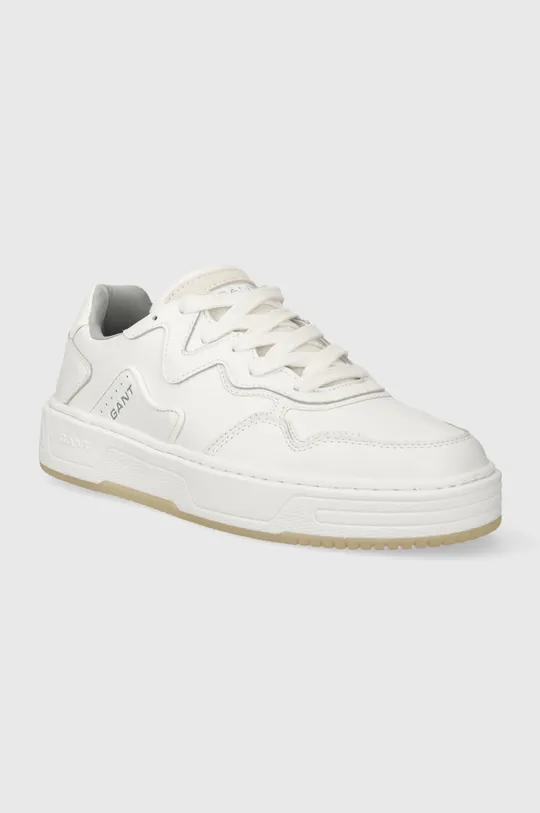 Δερμάτινα αθλητικά παπούτσια Gant Kanmen λευκό