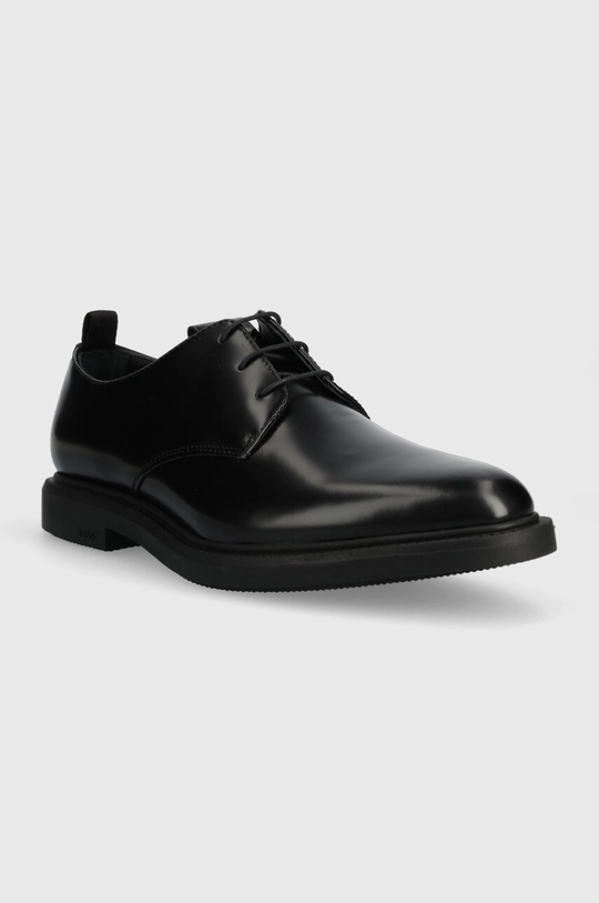 BOSS pantofi de piele Larry 50498219.001 negru AW23