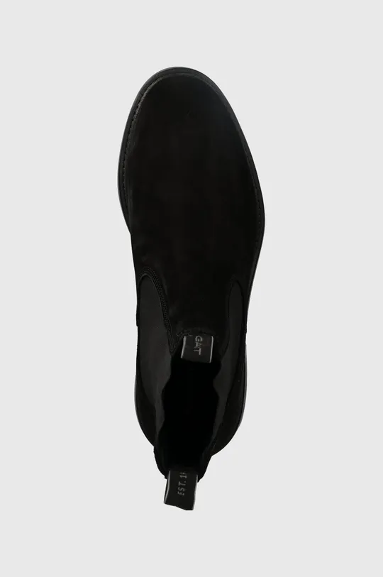 fekete Gant magasszárú cipő velúrból Millbro