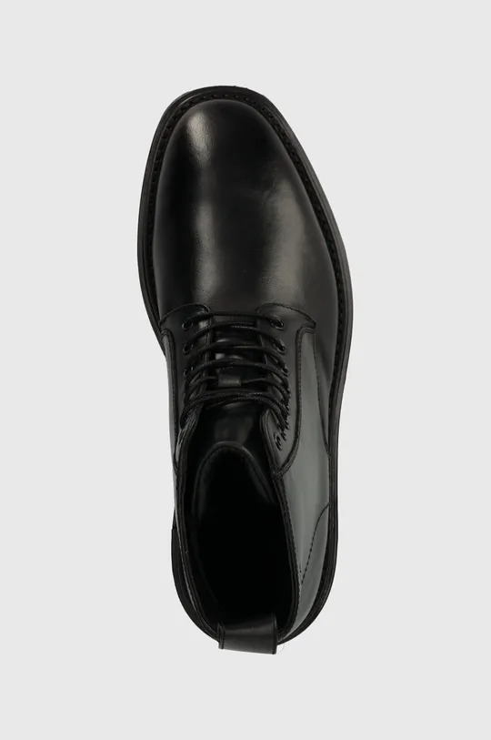 μαύρο Δερμάτινα παπούτσια Gant Boggar