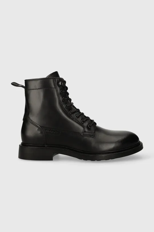 μαύρο Δερμάτινα παπούτσια Gant Millbro Ανδρικά