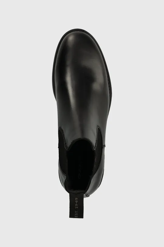 μαύρο Δερμάτινες μπότες τσέλσι Gant Prepdale
