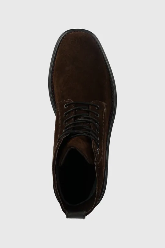 hnedá Semišové topánky Gant Boggar