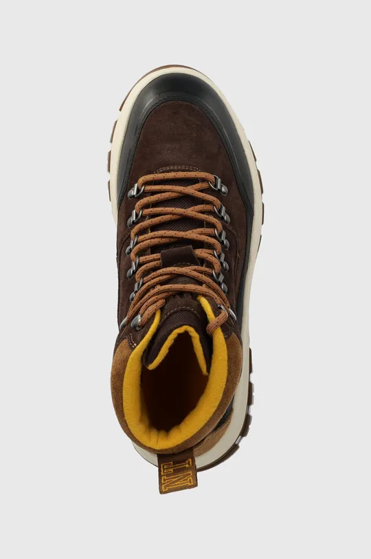hnedá Semišové topánky Gant Hillark