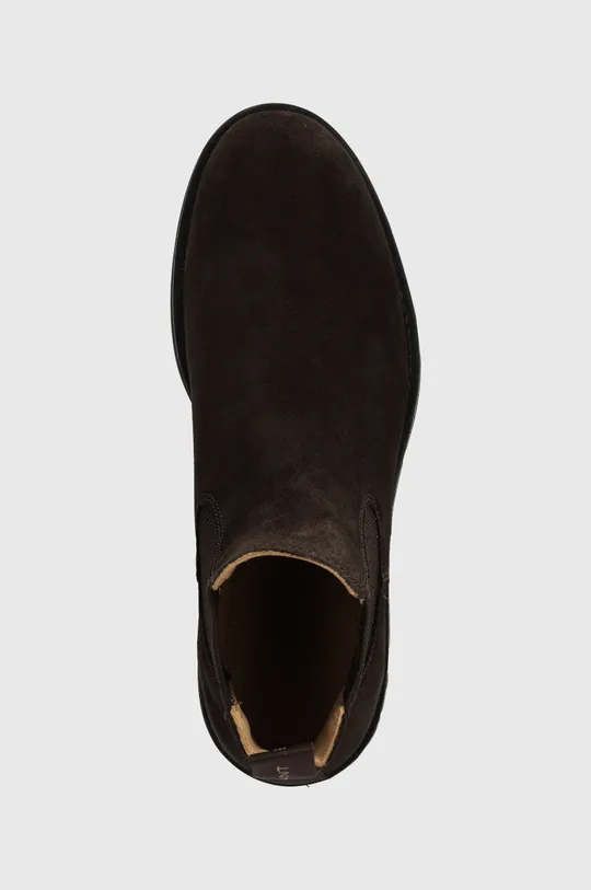 barna Gant magasszárú cipő velúrból Prepdale