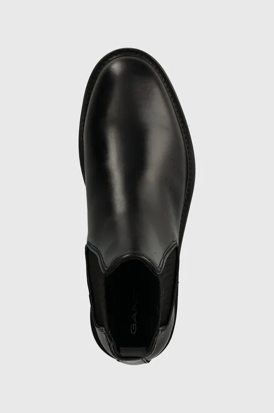 μαύρο Δερμάτινες μπότες τσέλσι Gant St Fairkon