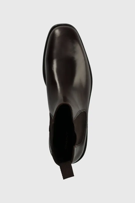 hnedá Kožené topánky chelsea Gant Rizmood