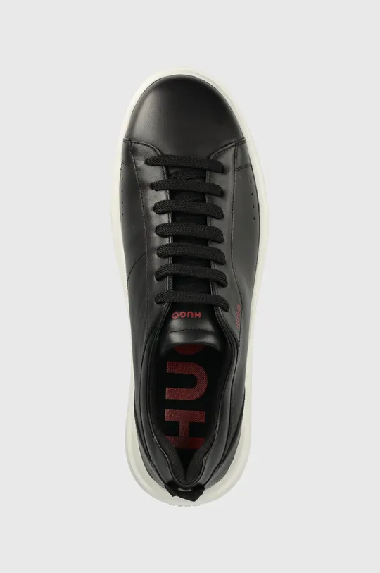 μαύρο Δερμάτινα αθλητικά παπούτσια HUGO Blake