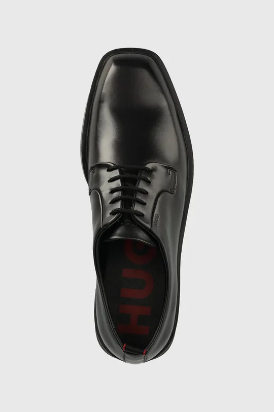 чёрный Кожаные туфли HUGO Iker