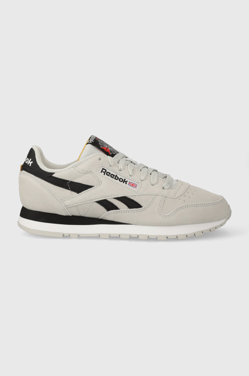 γκρί Σουέτ αθλητικά παπούτσια Reebok Classic CLASSIC LEATHER Ανδρικά