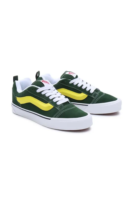Σουέτ sneakers Vans Knu Skool πράσινο