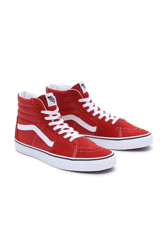 Πάνινα παπούτσια Vans SK8-Hi κόκκινο