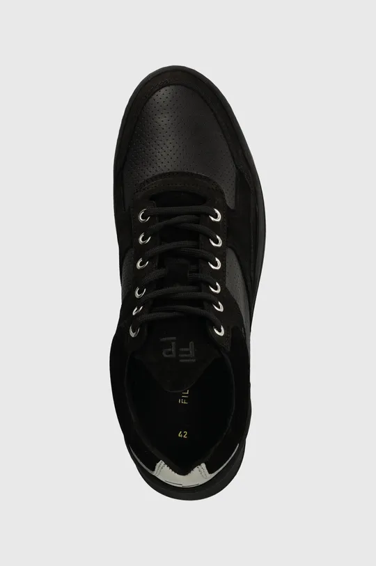 negru Filling Pieces sneakers din piele Low top Ghost Paneled