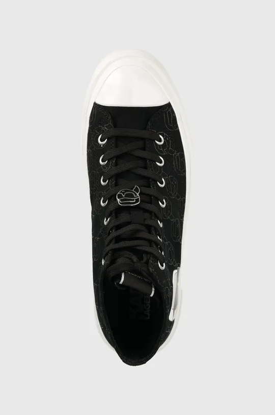 μαύρο Πάνινα παπούτσια Karl Lagerfeld KAMPUS III NFT