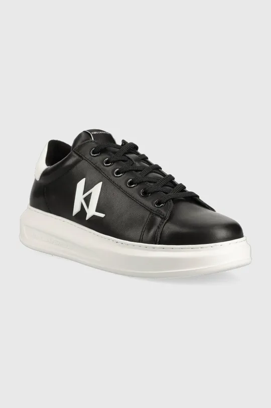 Кожаные кроссовки Karl Lagerfeld KAPRI MENS чёрный