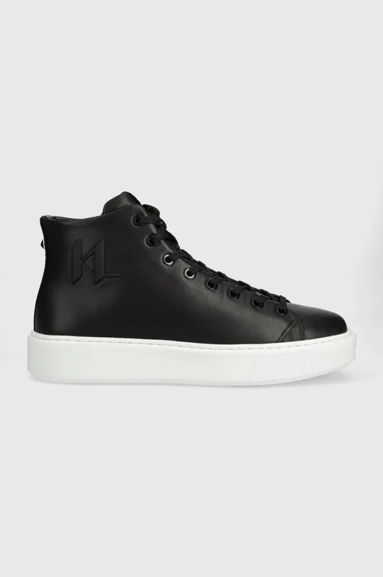 μαύρο Δερμάτινα ελαφριά παπούτσια Karl Lagerfeld MAXI KUP Ανδρικά