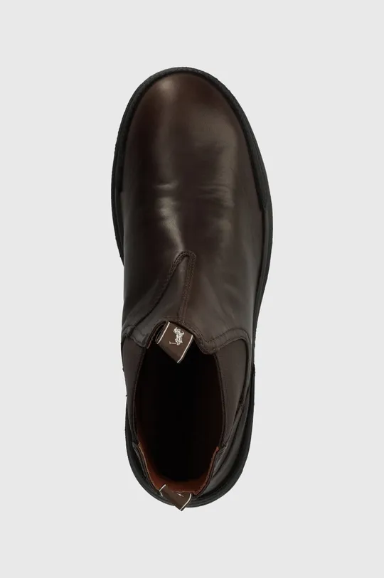 hnedá Kožené topánky chelsea Polo Ralph Lauren Oslo Chelsea