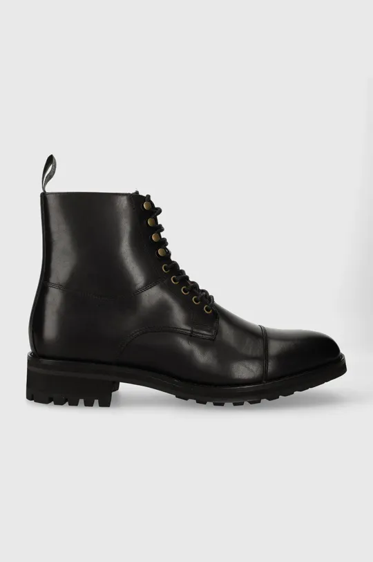 чорний Шкіряні черевики Polo Ralph Lauren Bryson Boot Чоловічий