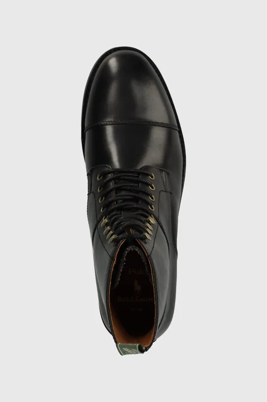 czarny Polo Ralph Lauren trzewiki skórzane Bryson Boot