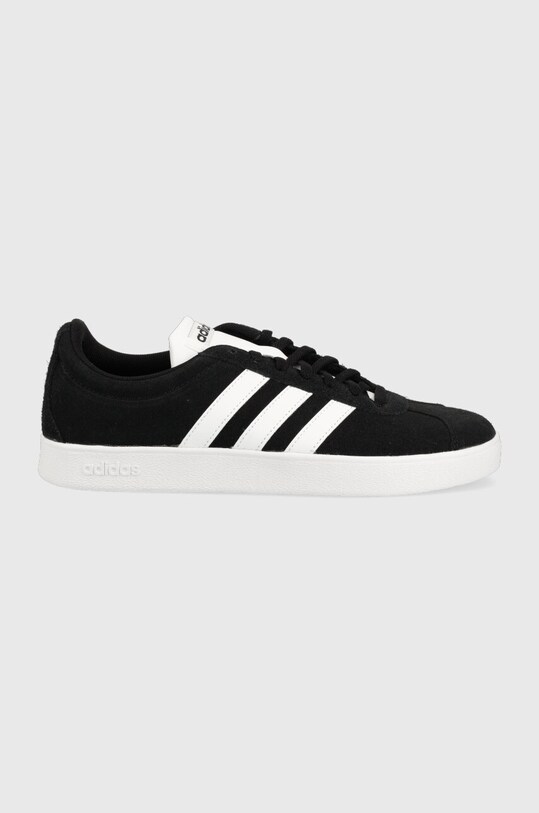 adidas suede sneakers COURT black color at PRM US