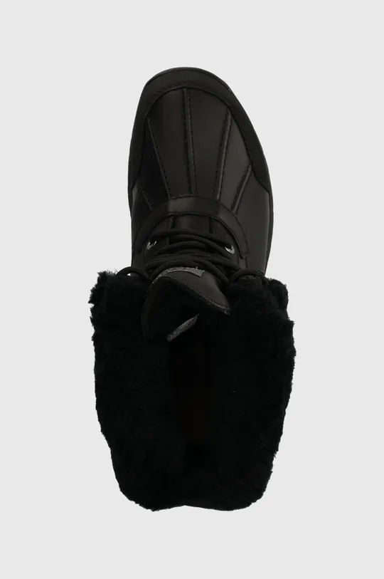 μαύρο Δερμάτινες μπότες χιονιού UGG Butte