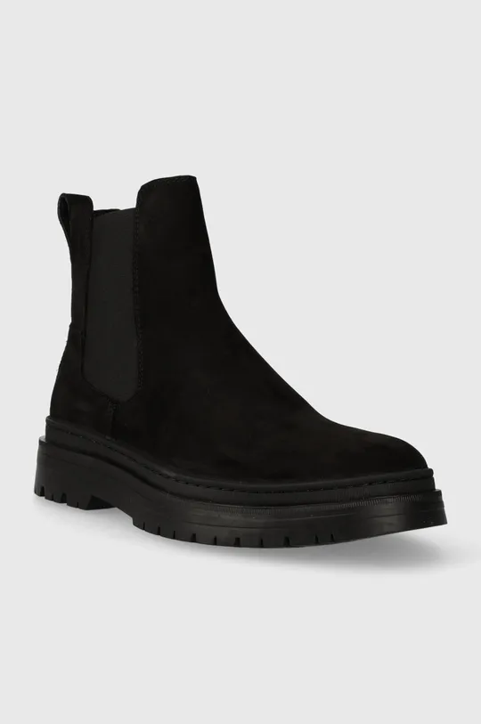 Vagabond Shoemakers magasszárú cipő velúrból JAMES fekete