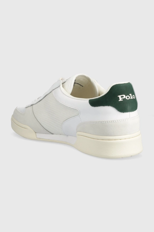 Polo Ralph Lauren sneakersy skórzane Polo Crt Pp Cholewka: Materiał tekstylny, Skóra naturalna, Wnętrze: Materiał tekstylny, Podeszwa: Materiał syntetyczny