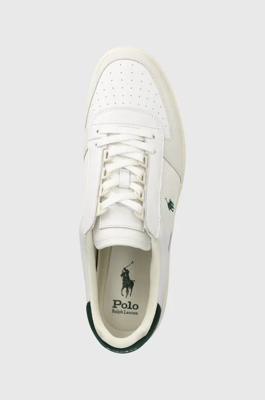 λευκό Δερμάτινα αθλητικά παπούτσια Polo Ralph Lauren Polo Crt Pp