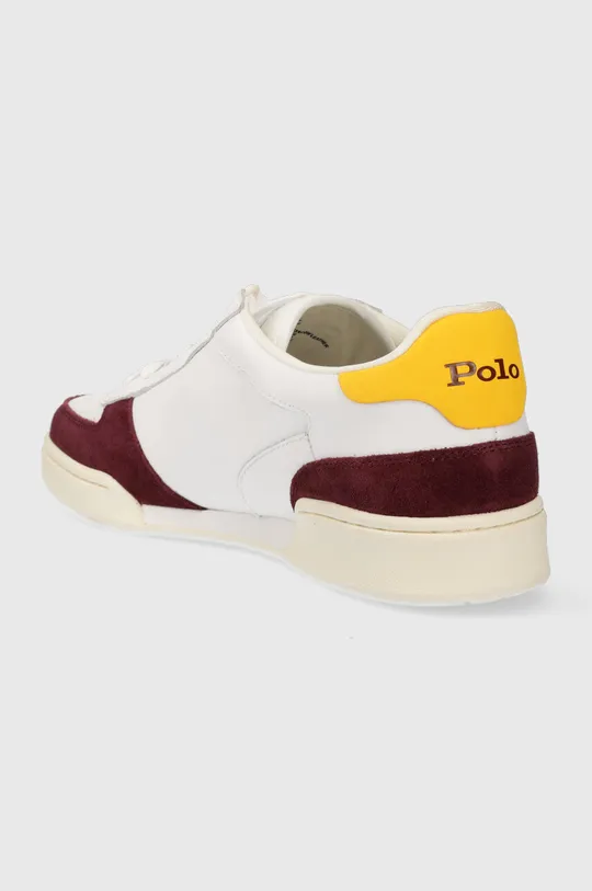 Polo Ralph Lauren sneakersy skórzane Polo Crt Pp Cholewka: Materiał tekstylny, Skóra naturalna, Skóra zamszowa, Wnętrze: Materiał tekstylny, Podeszwa: Materiał syntetyczny