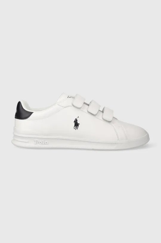 biały Polo Ralph Lauren sneakersy skórzane Hrt Crt 3Str Męski