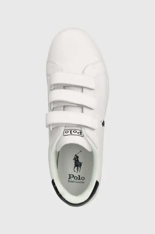 λευκό Δερμάτινα αθλητικά παπούτσια Polo Ralph Lauren Hrt Crt 3Str