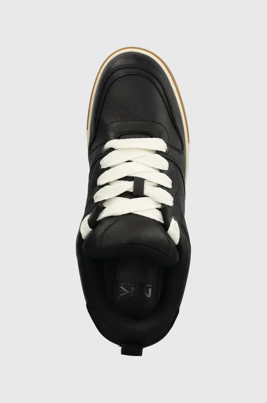 μαύρο Δερμάτινα αθλητικά παπούτσια Michael Kors Barett