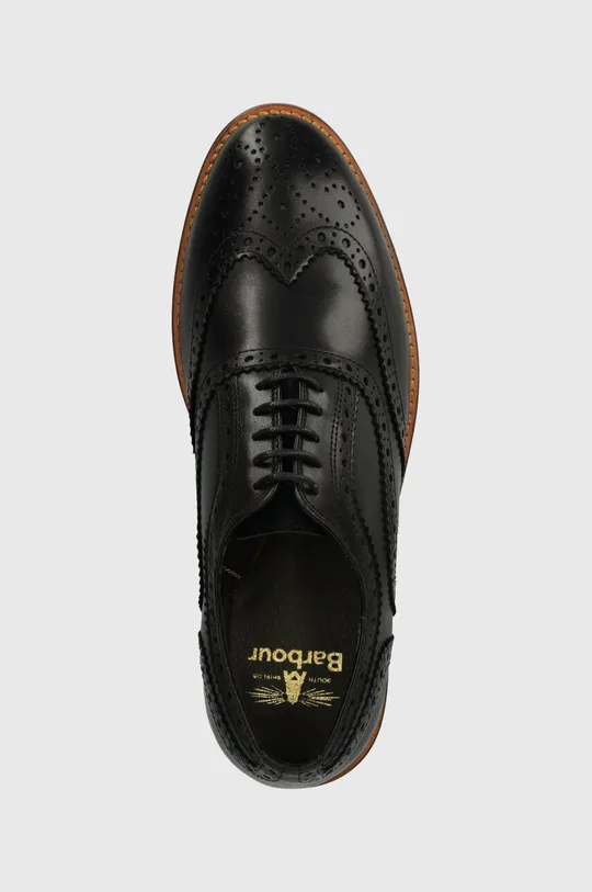 crna Kožne cipele Barbour Isham
