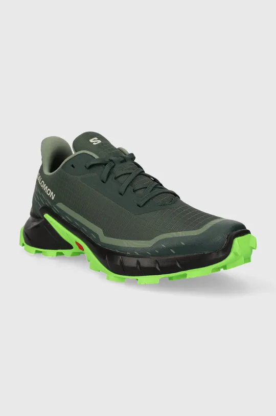 Παπούτσια Salomon Alphacross 5 πράσινο