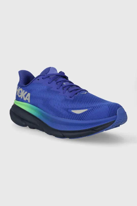 Hoka running shoes Clifton 9 GTX blue
