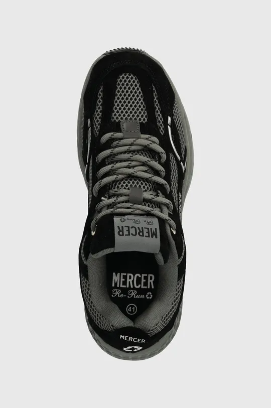 czarny Mercer Amsterdam sneakersy The Re-Run MAX Nubuck