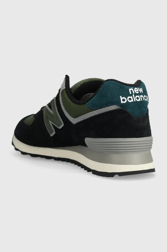 Sneakers boty New Balance U574KBG Svršek: Textilní materiál, Semišová kůže Vnitřek: Textilní materiál Podrážka: Umělá hmota