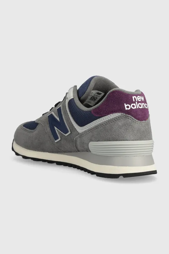 Sneakers boty New Balance U574KGN Svršek: Textilní materiál, Semišová kůže Vnitřek: Textilní materiál Podrážka: Umělá hmota