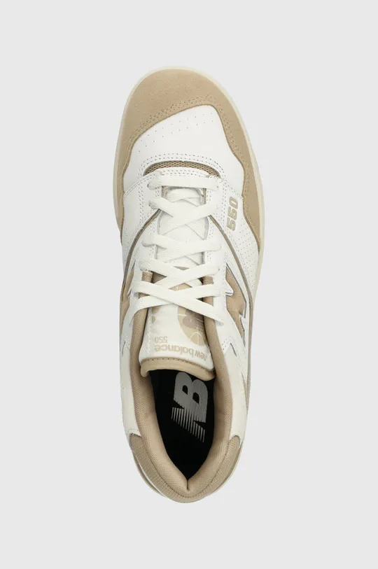 white New Balance sneakers BB550NEC