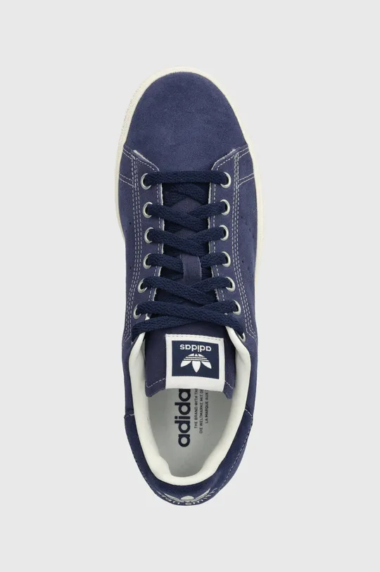 σκούρο μπλε Σουέτ αθλητικά παπούτσια adidas Originals STAN SMITH