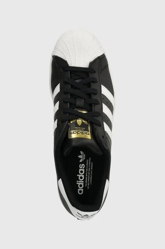 чёрный Кожаные кроссовки adidas Originals Superstar
